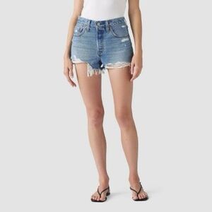 Levis 501 women’s denim shorts 26‎ classic everyday